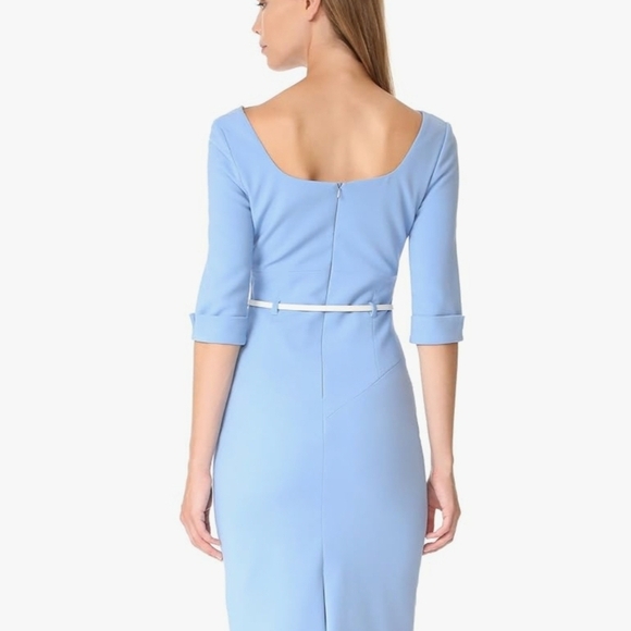 Black Halo Jackie O Classic 3/4 Sleeve Elegant Women's Dress, Size 6 - Picture 9 of 10